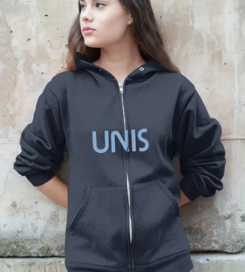 UNIS Color Splash Zip Hoodie