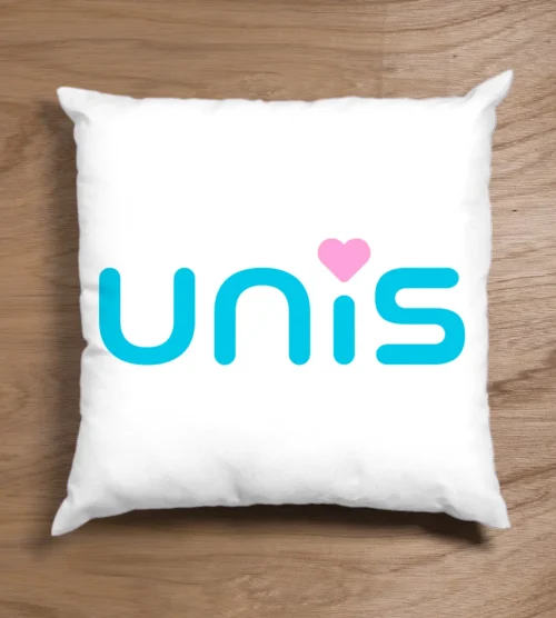 UNIS Heart Logo Pillow Case